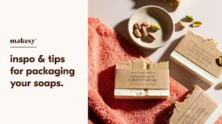 how to label and package artisan soap bars  DIY packaging tips 🌻 [upl. by Huggins]