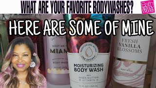 SOME OF MY FAVORITE BATHampBODYWORKS BODY WASHES  WHAT ARE YOURS [upl. by Bella]