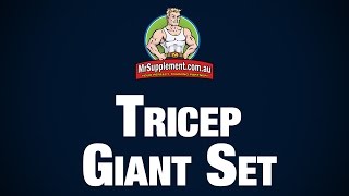 Tricep Giant Set Workout [upl. by Irena]