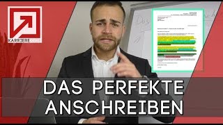 Das PERFEKTE Anschreiben formulieren  5 Tipps für das perfekte MUSTER Bewerbungsanschreiben [upl. by Sanson938]