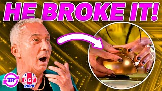 Bruno BREAKS GOLDEN BUZZER on CRAZIEST Episode of BGT 2024 Yet [upl. by Kcirdla270]