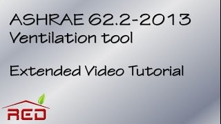 ASHRAE 62 22013 Video Tutorial extended version [upl. by Dora143]