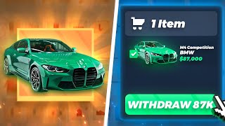 WITHDRAWING MY DREAM CAR FROM HYPEDROP 87000 [upl. by Aliab]