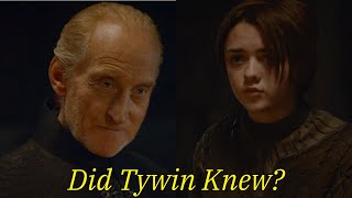 Why Was Tywin Lannister Nice To Arya  🤔 [upl. by Siva]