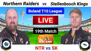 Boland T10 Live  NTR vs SK Live  19th Match  West Coast Blues Northern Riders Live  T10 Live [upl. by Mohl]