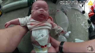 1st Responders Perform CPR on Infant Who Stopped Breathing [upl. by Llegna889]