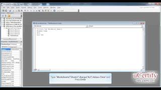 Create A VBA Procedure [upl. by Sela]