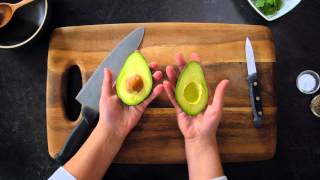 How to Cut an Avocado  My Food and Family [upl. by Nnylhtak]