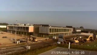 Timelaps new RIDGID EMEA Headquarters SintTruiden Belgium [upl. by Anetta]