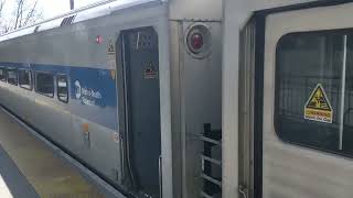 Metro North Railroad BL20GHM 126 at Harlem ValleyWingdale Station [upl. by Aimit928]