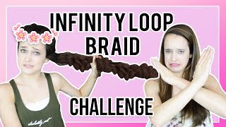 Fab or Fail Infinity Loop Braid Challenge  Totally Teenage Twins [upl. by Rutger]