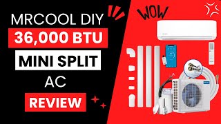 MRCOOL DIY 36000 BTU Mini Split AC Review [upl. by Zaccaria]