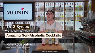 The 3 MONIN Syrups You Need To Make Incredible Mocktails [upl. by Lokim]