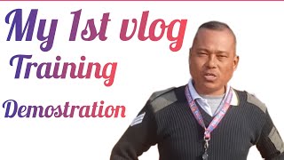 My 1st vlog  police training demostrationAPTCOSAP 2ndBnJharsugudaOdisha [upl. by Michael436]