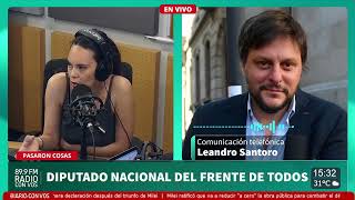 quotYa había señales de un giro hacia la derecha de la sociedad argentinaquot Leandro Santoro [upl. by Autumn296]