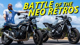 Yamaha XSR900 VS Kawasaki Z900RS Full Comparison [upl. by Etselec]