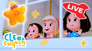 🔴 DIRECTO 🔴 Canciones infantiles de Cleo y Cuquín  Música para niños sin parar [upl. by Amarillis724]