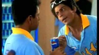 Pepsi Commercial with ShahrukhSachin RahulMohd Azharuddin Ajay Dressing room [upl. by Sirod]