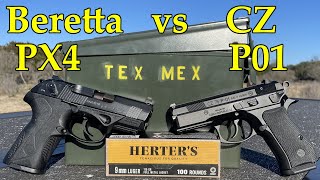 Beretta PX4 vs CZ P01 [upl. by Maiah]