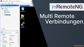 mRemoteNG MultiProtocol Remote Verbindungen  Die PuTTY Alternative [upl. by Gerik718]