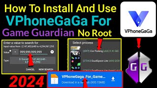 How to install and use Vphonegaga For Game Guardian No root 2024 [upl. by Politi]