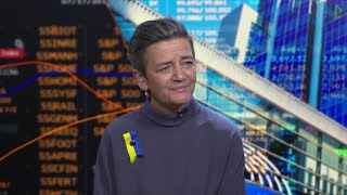 EUs Vestager on Apple EU Tech Regulation Defense [upl. by Dagney831]