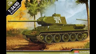 Academy  T3485  135 Scale Model  In Box Review [upl. by Gibb]