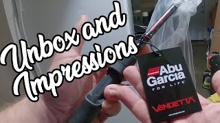 Abu Garcias Vendetta Casting Rod Newest Version 2021  Unbox and Impressions [upl. by Aneahs301]