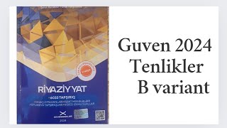 Guven 2024B variantiBirmechullu Tenlikler ve meselelertoplutenlikmaths [upl. by Efram]