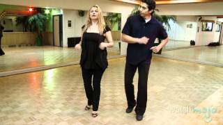 How to Latin Dance Bachata  Basic Steps [upl. by Oicneconi]