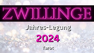 ZWILLINGE 2024 ♊️🤩🥳 quotDAS PERFEKTE JAHR FÜR EUCHquot Zwillinge 2024 Jahreslegung Tarot [upl. by Saideman]