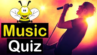 Music Quiz The Ultimate Music Trivia  20 Questions and Answers  20 Fun Facts [upl. by Ellita522]