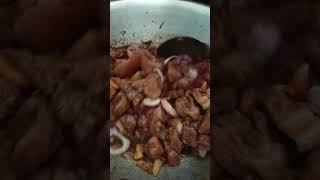 Cooking Pork Adobo with Pineapple tidbits asmrcooking porkrecipe [upl. by Krilov]