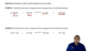 Bronsted Lowry Acids and Bases Brønsted – Lowry Reactions Example 1 [upl. by Aimekahs]