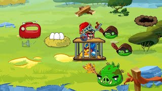 Pigs try to steal eggs  Angry Birds Epic episode 1 [upl. by Odrareg]