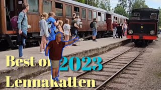 Best of Lennakatten 23 4K Ånglok amp Rälsbuss [upl. by Wehhtam]