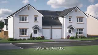 Miller Homes  Fairnielea Livingston West Lothian  CGI Development Tour [upl. by Roma]