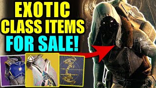 Destiny 2 EXOTIC CLASS ITEMS FOR SALE  BUY NOW  Xur Review Aug 23  26 [upl. by Hauser]