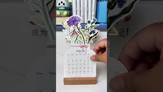 Who will give you the first calendar in 2025 Calendar 2025 calendar Creative desk calendar Desk [upl. by Rusel]