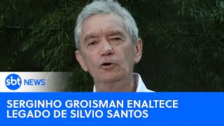 quotDomingo sem o Silvio não é o mesmoquot diz Serginho Groisman sobre o legado de Silvio [upl. by Nnyleak]