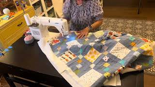 EASY machine QUILTING  FINISH your quilt [upl. by Kev726]