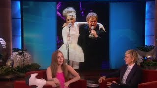 Lady Gaga Talks About Elton Johns Children on Ellen show [upl. by Abbot]