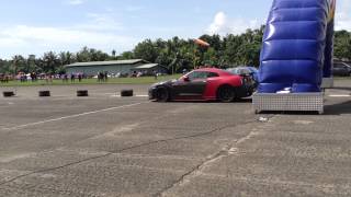 Nissan Skyline GTR R35 AMS IN Katu DRAG 2014 [upl. by Artamas]