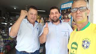 Rio Verde Goiás 27102018 Carreata em apoio a Bolsonaro e evento do Rotary Rio Verde Cerrado Goiano [upl. by Pachston]