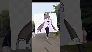 Big Chungus in a Lunchly MrBeast ksi loganpaulvlogs lunchly chungus bugsbunny running [upl. by Yuji]