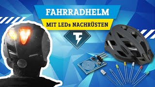 Fahrradhelm mit LEDLicht nachrüsten  Conrad TechnikHelden [upl. by Lemak]