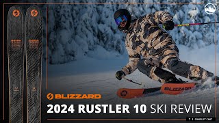 2024 Blizzard Rustler 10 Ski Review with SkiEssentialscom [upl. by Ailahk]