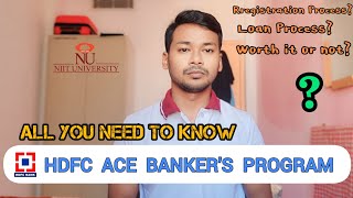 HDFC ACE BANKERS PROGRAM  पूरी जानकारियां  Is this program useful or not [upl. by Gibbon676]