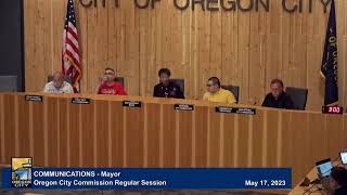 City Commission Regular Meeting  May 17 2023 [upl. by Tegan15]