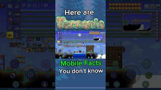 📱Terraria Mobile facts you dont know🌳 terraria mobile [upl. by Takara]